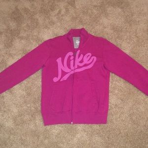 Pink Nike sweater